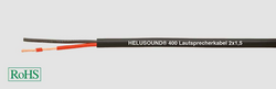 Helusound Lautsprecherkabel PVC 4x2,5 qmm, schwarz