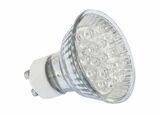 LED Lampe MR 16 GU10,18 LED rot 1,4W