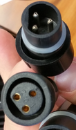 SQUARELED extension power cable for GUSTO IP65 1m