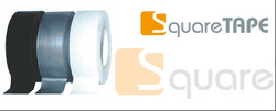 SquareTAPE Gaffer Tape glossy, white 50mm x 50m