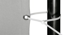 Kabelbinder, Nylon, weiß, 81,2cm / 9,0mm VPE 100