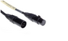 5-pin DMX cable male/female 0,5 m standard (3 pol. connected)