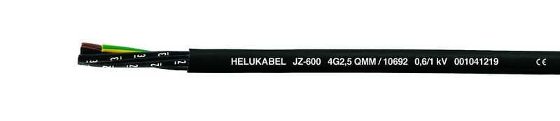 multicore 18 x 2,5 BLACK  PVC-cable - price per m