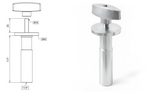 LTH PRO.fessional 163-10  28 mm plate stud with M10 thumbscrew