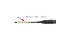 3-pin DMX cable male/female 1 m standard