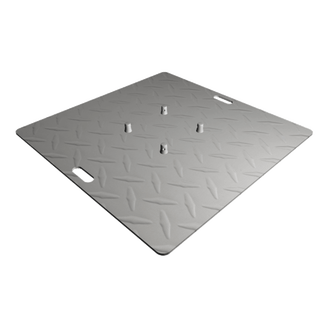Baseplate 1000mm checker plate