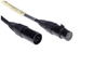 DMX Kabel XLR 5pol male/female 1 m Standard | vollbelegt mit Rückmeldekanal