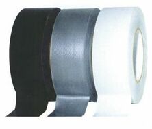SquareTAPE gaffer tape glossy, silver 50mm x 50m