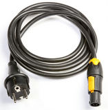 Powercon TRUE1 / Schuko cable 1m | H07RN-F 3G2,5