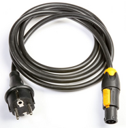 LTH PRO.fessional Powercon TRUE1 / Schuko cable 15m | H07RN-F 3G1,5
