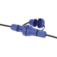 water pressure-tight plug for 3x2,5mm², blue, IP68