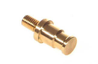 LTH PRO.fessional 264-SHORT brass spigot 16mm with M10 x 17mm thread
