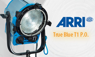 ARRI True Blue T1 P.O. blue/silver bare ends