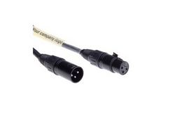 3-pin DMX cable male/female 1 m standard