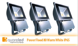 SquareLED LED Power Flood 80 Warm White IP65