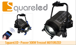 SquareLED Power 300W Fresnel MOTORIZED 3200k