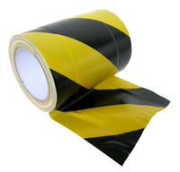 SquareTAPE Kabeltunnelband gelb/schwarz 150mm x 15m