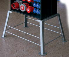 M-SVE3-4 UG Stackable stool, hot-dip galvanized