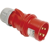 CEE plug 16A 4-pin red 400V 6h IP44