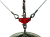 Safety for mirror ball for mirror ball motor till 196 kg