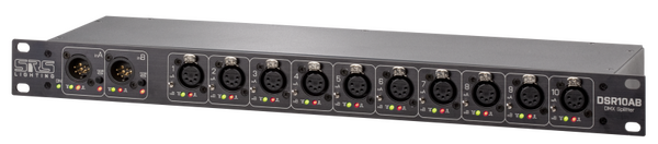 SRS DSR10AB-5 10 channel DMX splitter