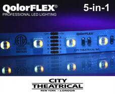 City Theatrical QOLORFLEX RGBWWCW LED STRIP