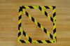 SquareTAPE Gaffer cloth tape for color coding yellow/black
