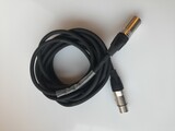 Microfone cable 3pol, XLR 2m