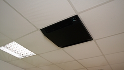 SRSmedilux CW110-B 110W UV-C germicidal sanitizer, WiFi controlled, ceiling | BLACK METALIC