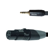 ENOVA 2 m audio adapter cable 3.5 mm 3 pin to XLR female 3 pin