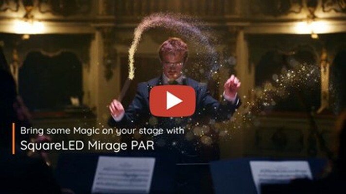 Bring some Magic on your Stage! Mit SquareLED Mirage PAR