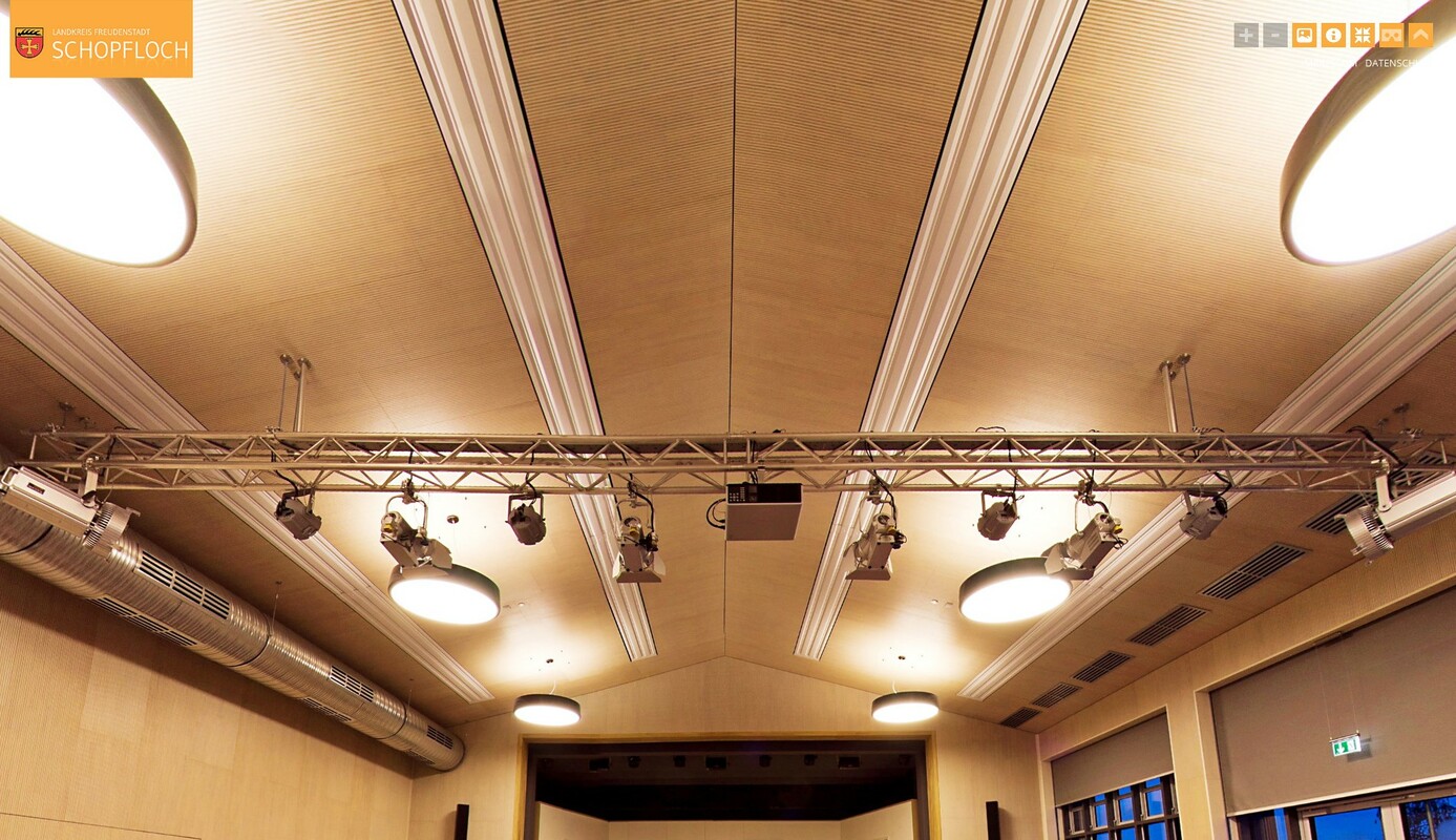 SquareLED stage equipment for Schopfloch halls