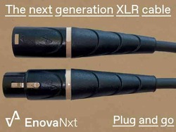 EnovaNxt 1 m Mikrofonkabel XLR female auf XLR male 3 pin - True Mold Technology