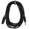 ENOVA 20 m XLR female to 1/4" plug 2 pole microphone cable analogue & AES with velcro