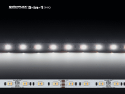 City Theatrical QOLORFLEX HiQ 5-in-1 RGB2700K-6500K LED STRIP 5-in-1 LED STRIP, CRI>95